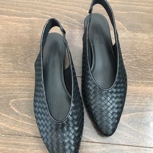 Everlane Woven Pointed Toe Flats/Sling Backs